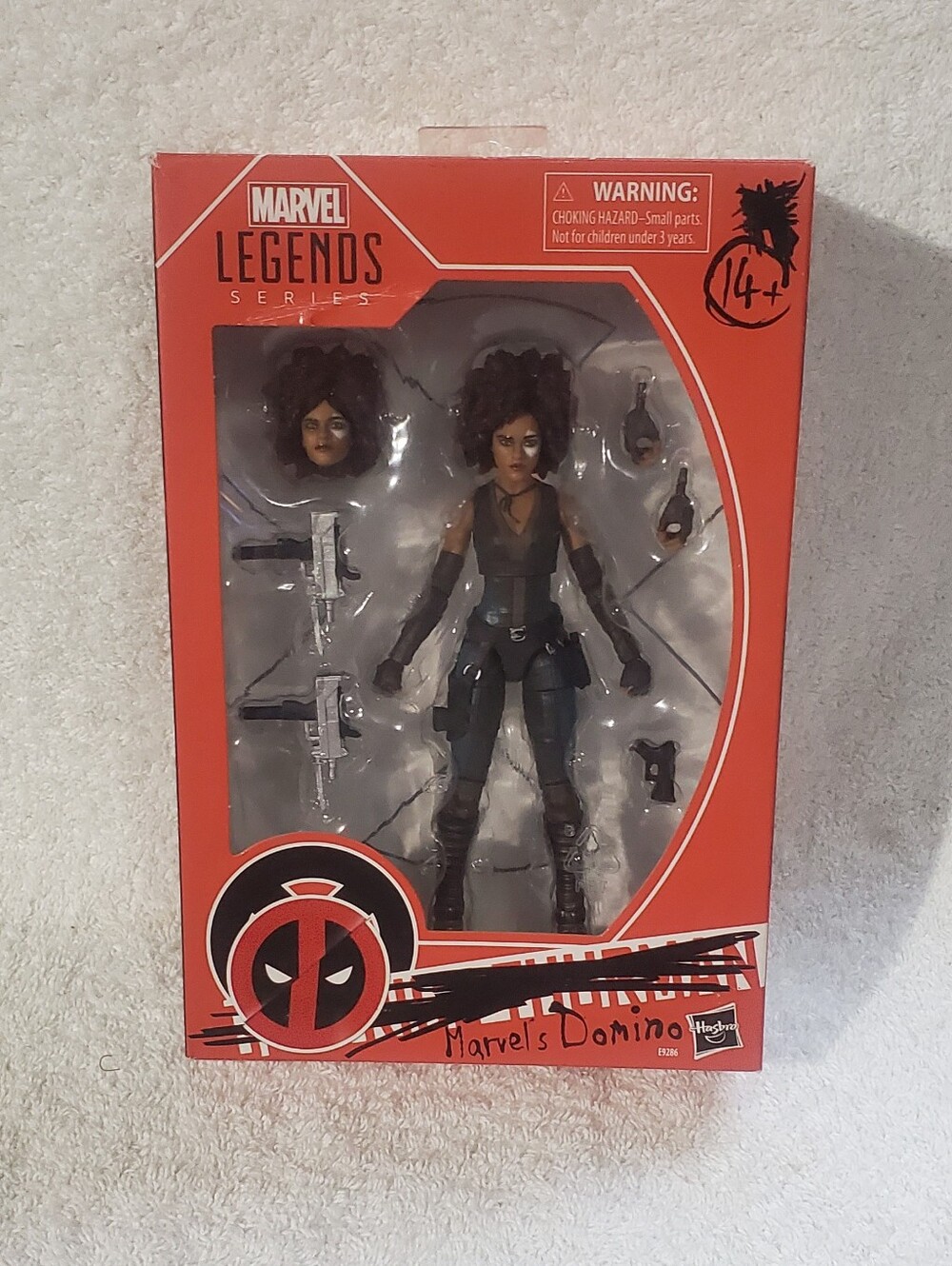 Marvel Legends Series Domino Action Figure - Black & Brown